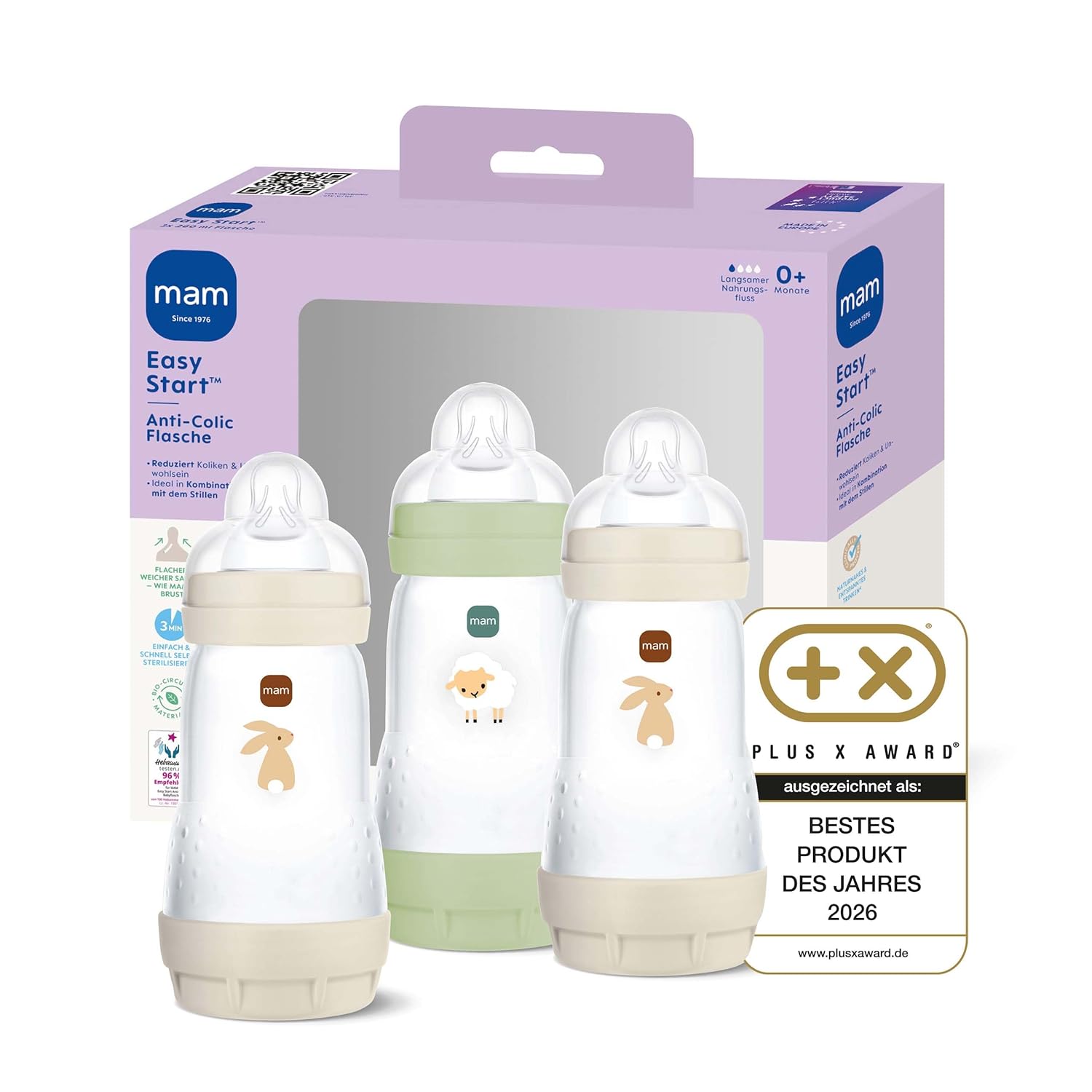 Detalle de MAM Easy Start Anti-Colic matt 260 ml