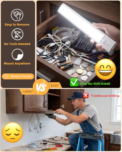 Thumbnail 5 de VenzBlomia Under Cabinet Kitchen Lights 5 Pack with Motion Sensor (25cm)