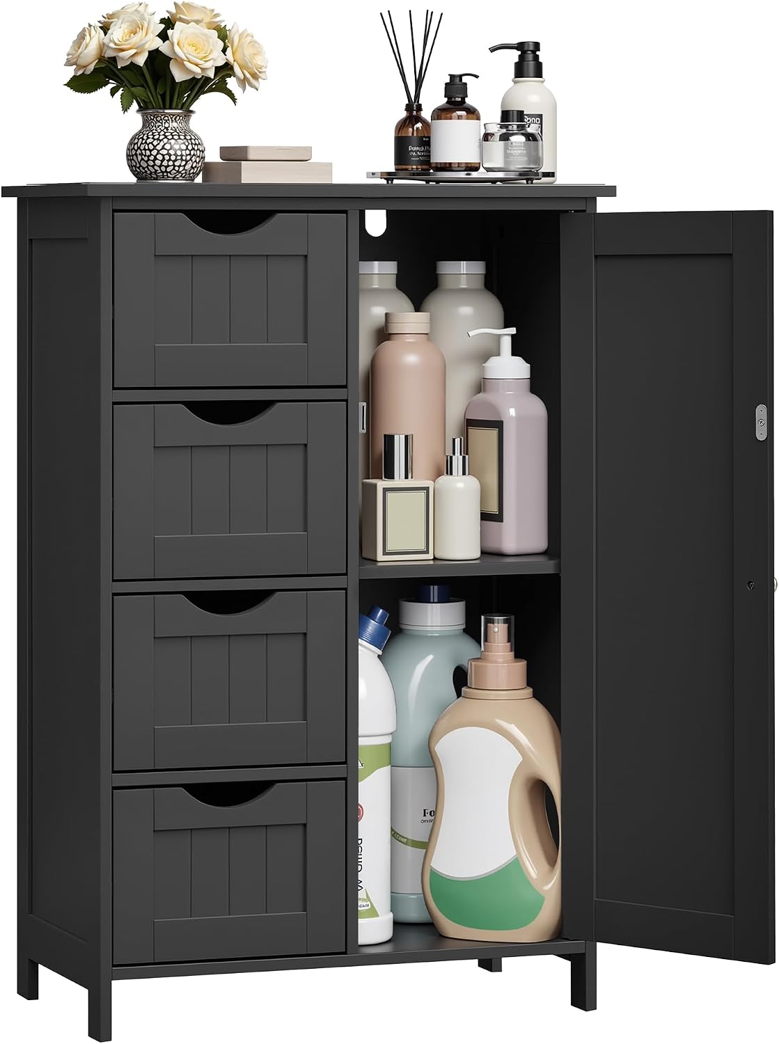 Detalle de VASAGLE LHC041B02 mobile bagno 30x55x82 cm 🪄