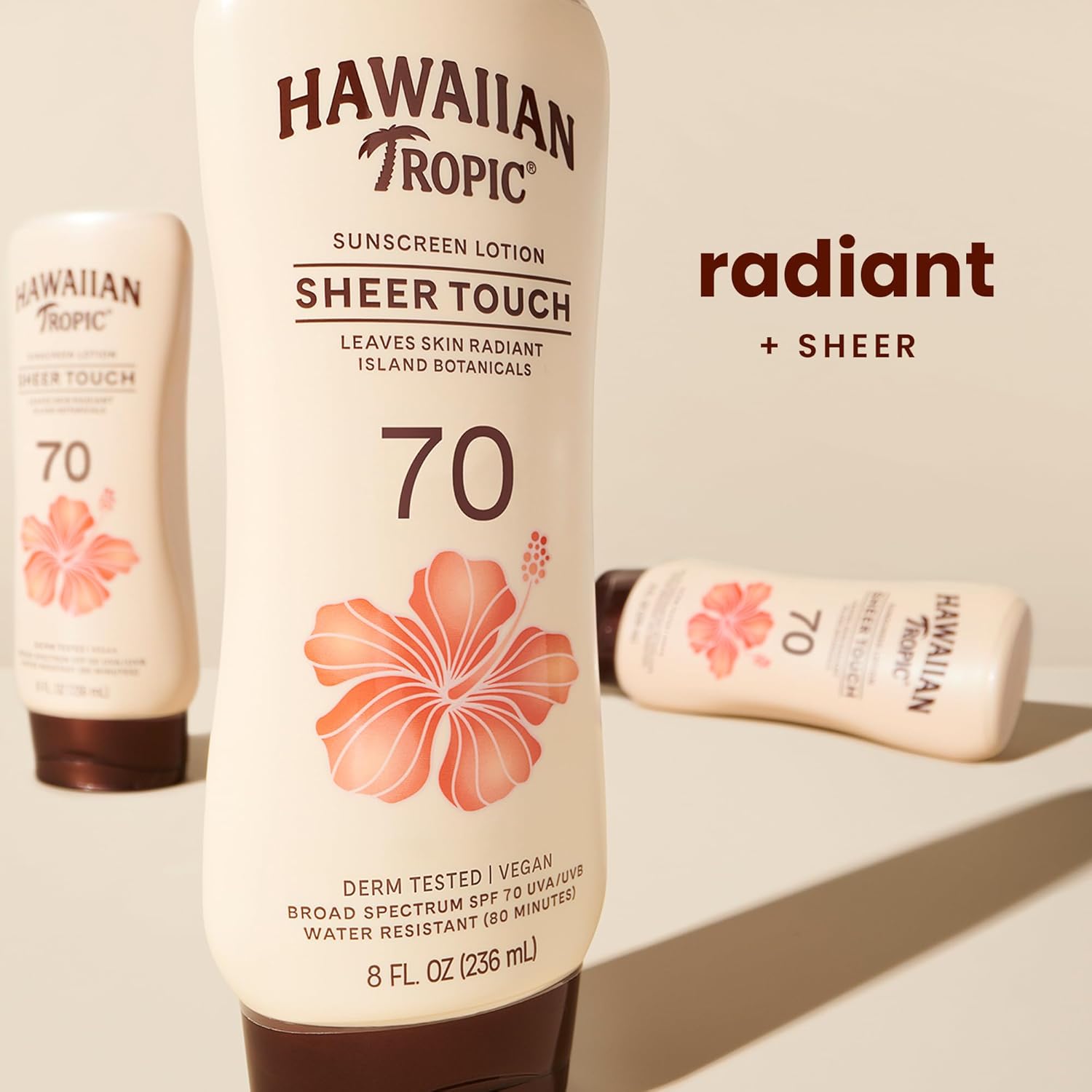 Thumbnail 1 de Hawaiian Tropic Sheer Touch Lotion Sunscreen SPF 70 (Broad Spectrum) — Oxybenzone-Free, 8 fl oz