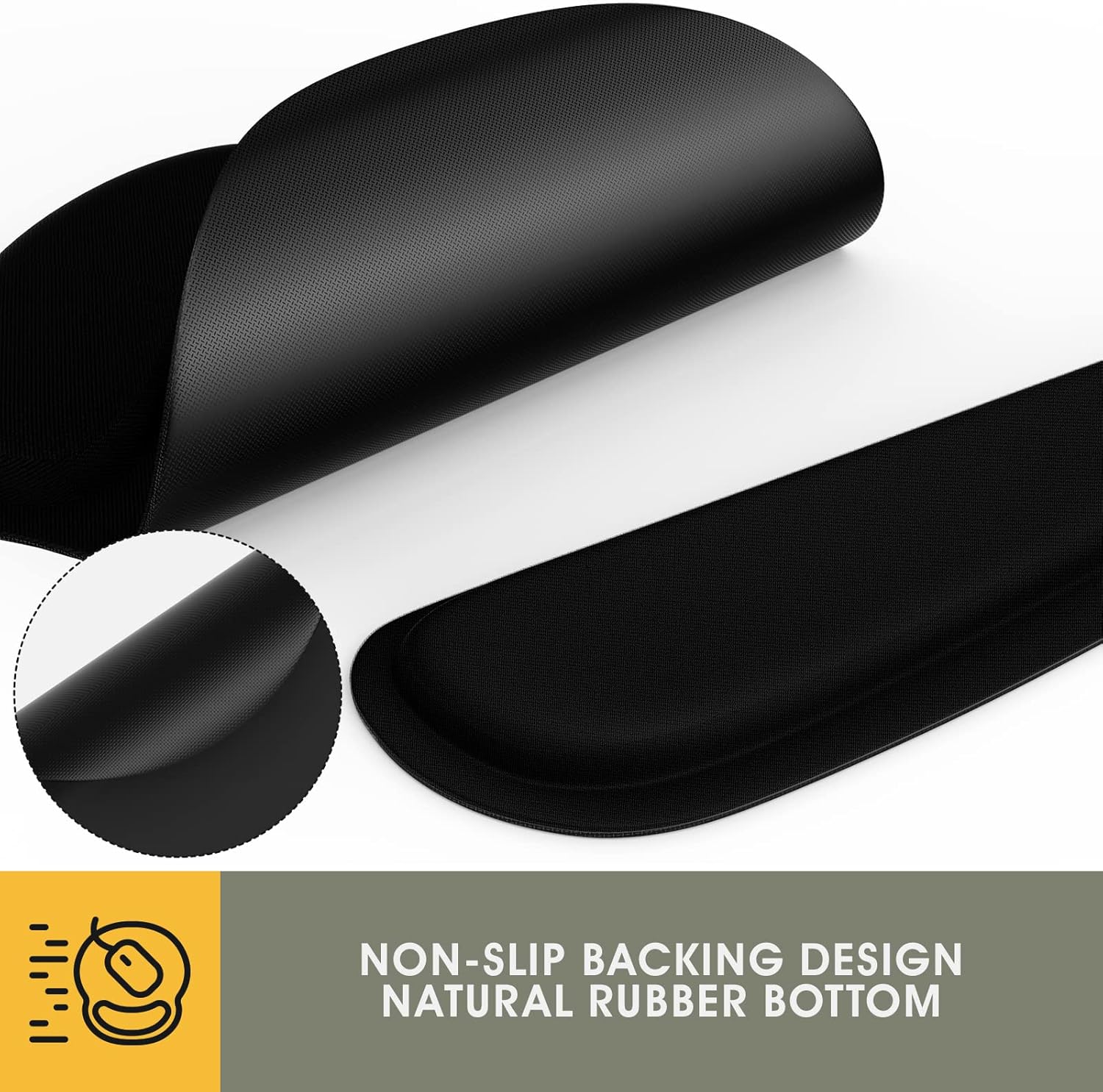 Detalle de GIM Keyboard Wrist Rest Mouse Mat Set