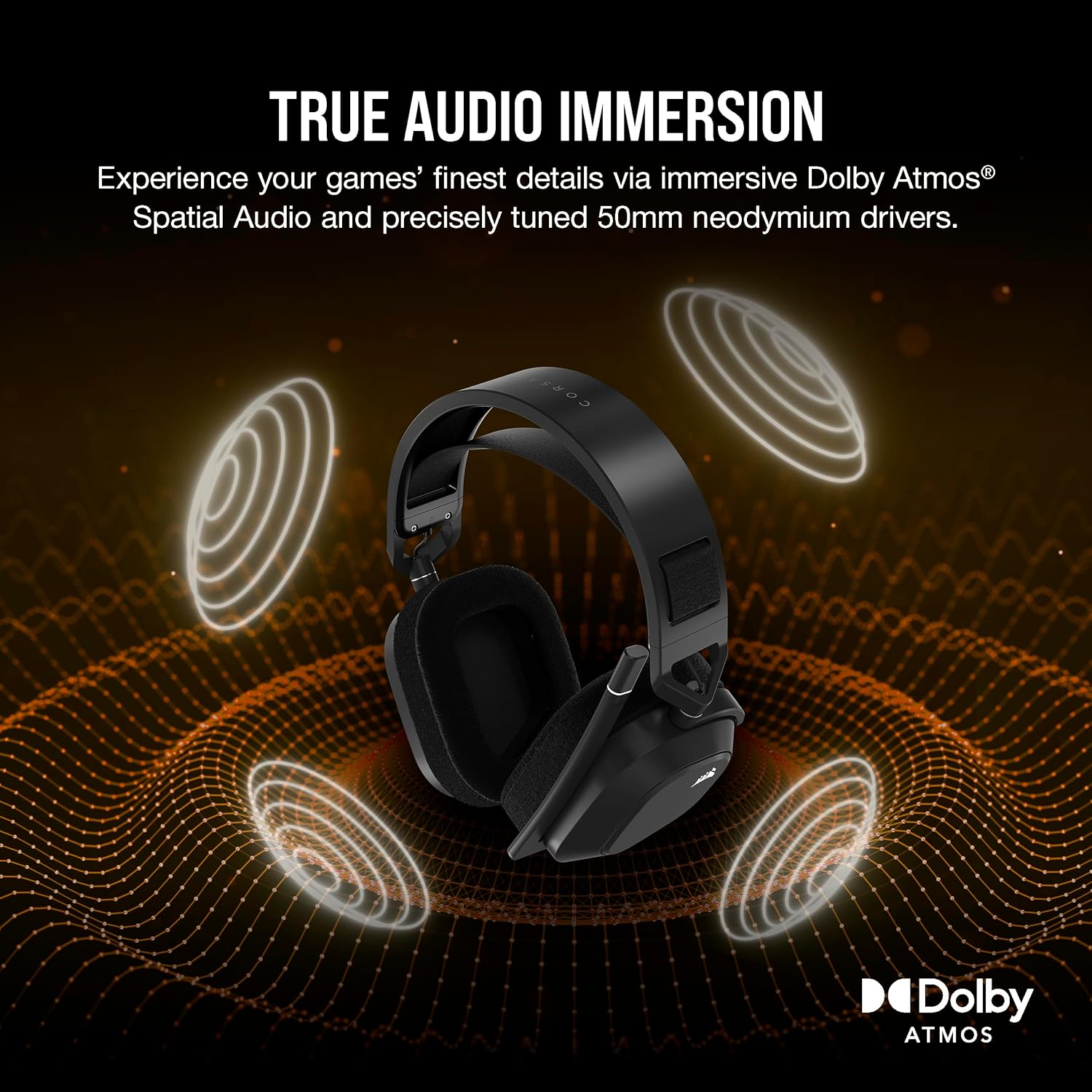 Thumbnail 4 de Corsair HS80 MAX Wireless Multiplatform Gaming Headset