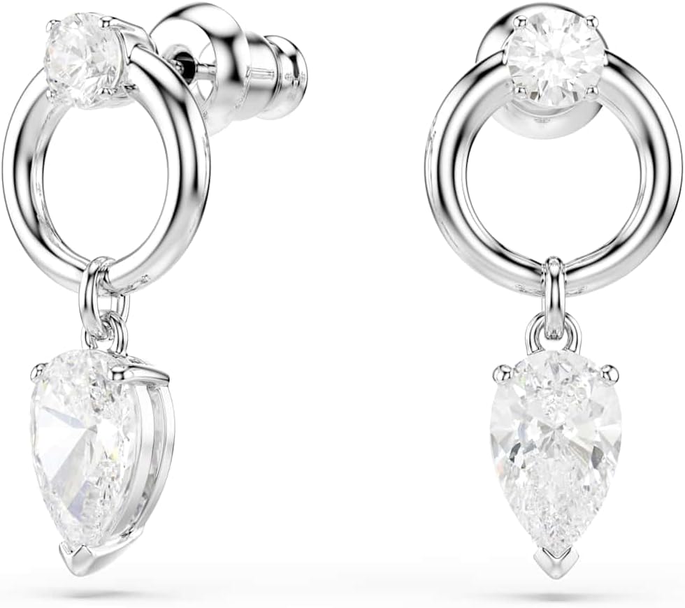 Detalle 2 de Swarovski drop earrings, Mixed Cuts