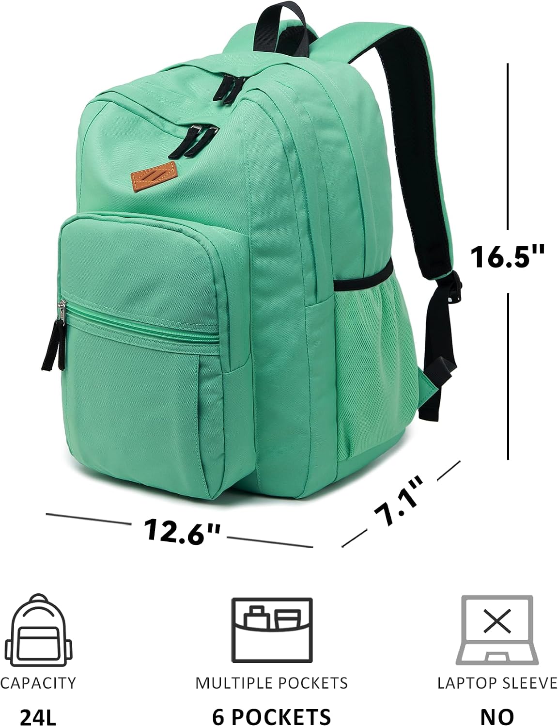 Detalle 1 de Abshoo Travel Backpack, 16.5-Inch