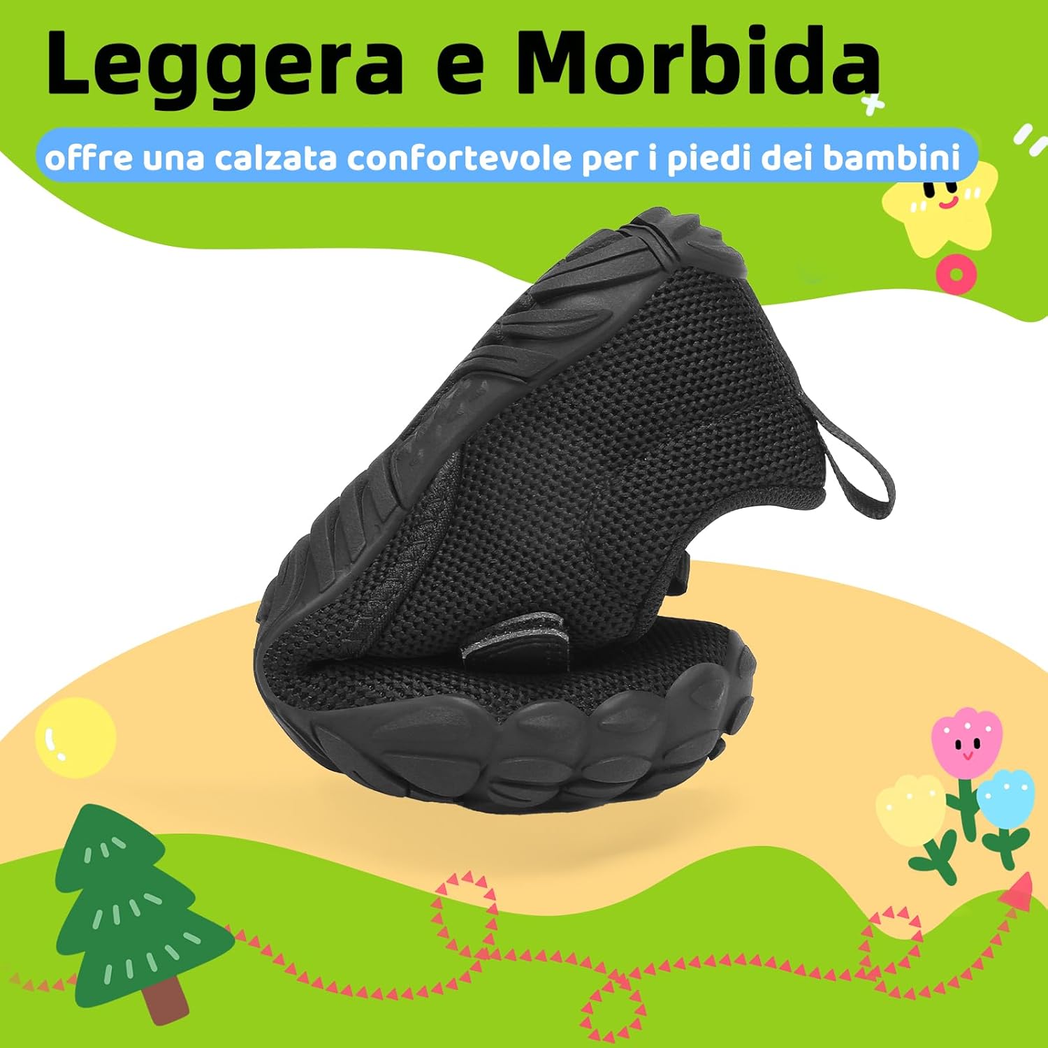Thumbnail 5 de SAGUARO Bambini Scarpe Barfoot Morbido e Leggero (Taglie 24-36)