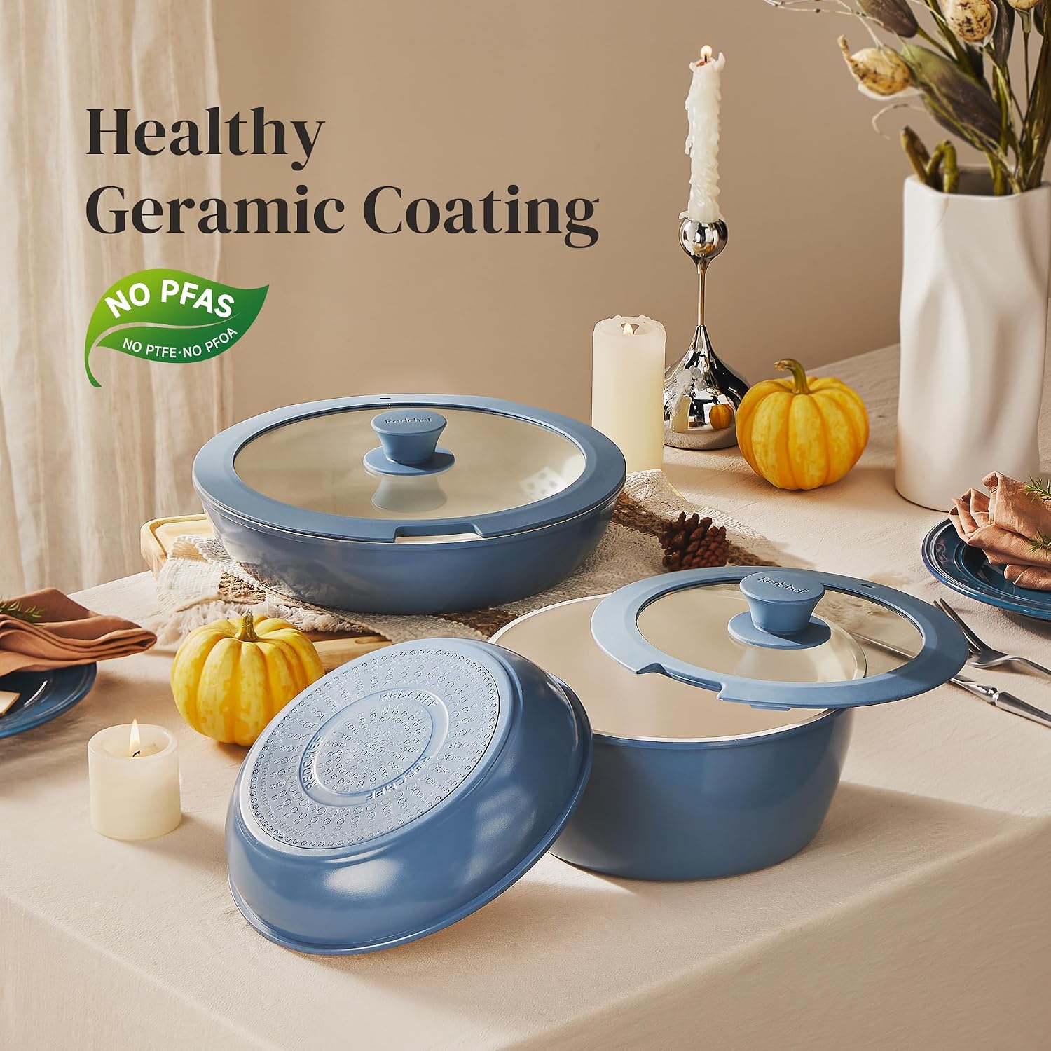 Thumbnail 4 de Redchef 16-piece ceramic nonstick cookware set