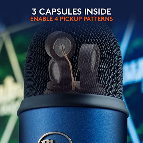 Thumbnail 4 de Logitech Creators Blue Yeti USB Microphone — Midnight Blue