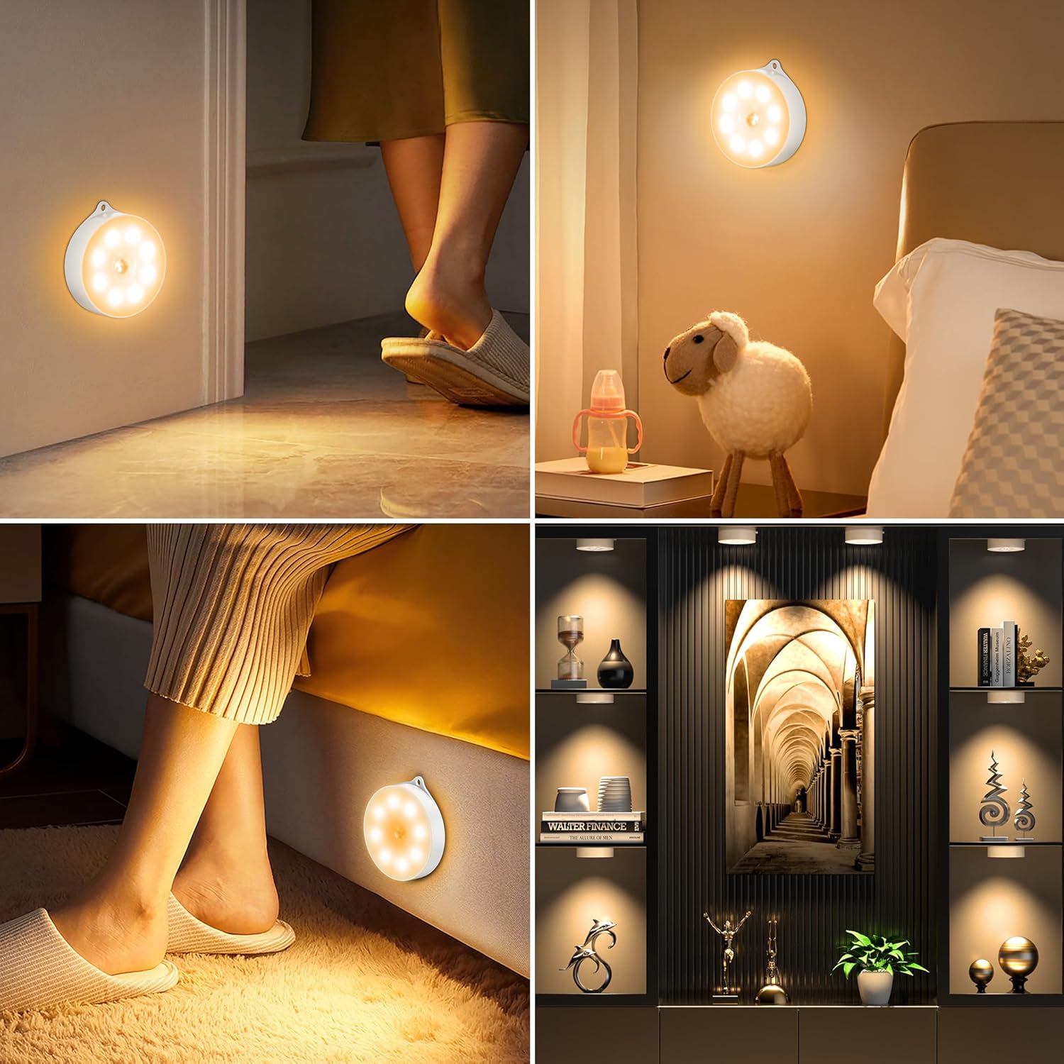 Thumbnail 6 de daphomeu Veilleuse avec détecteur de mouvement (3 ampoules à piles AAA) pour voiture, placard et intérieur