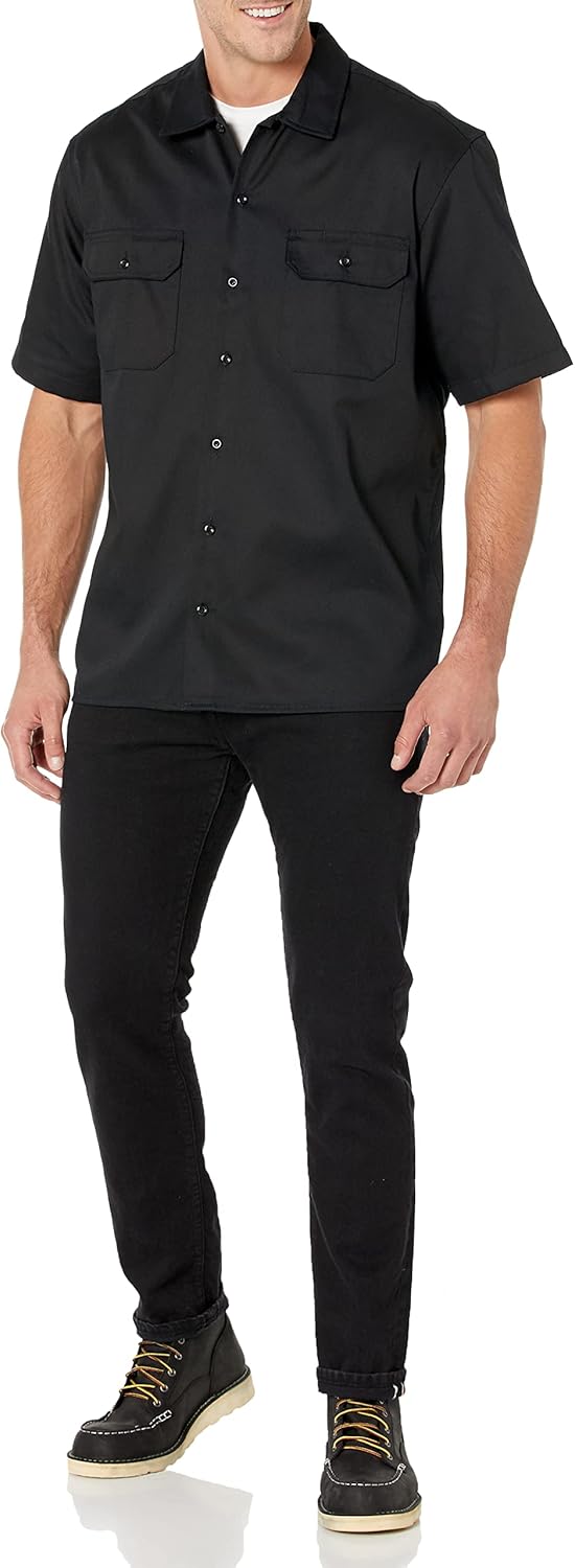 Thumbnail 3 de Amazon Essentials camicia da lavoro uomo a maniche corte, antimacchia e antipiega