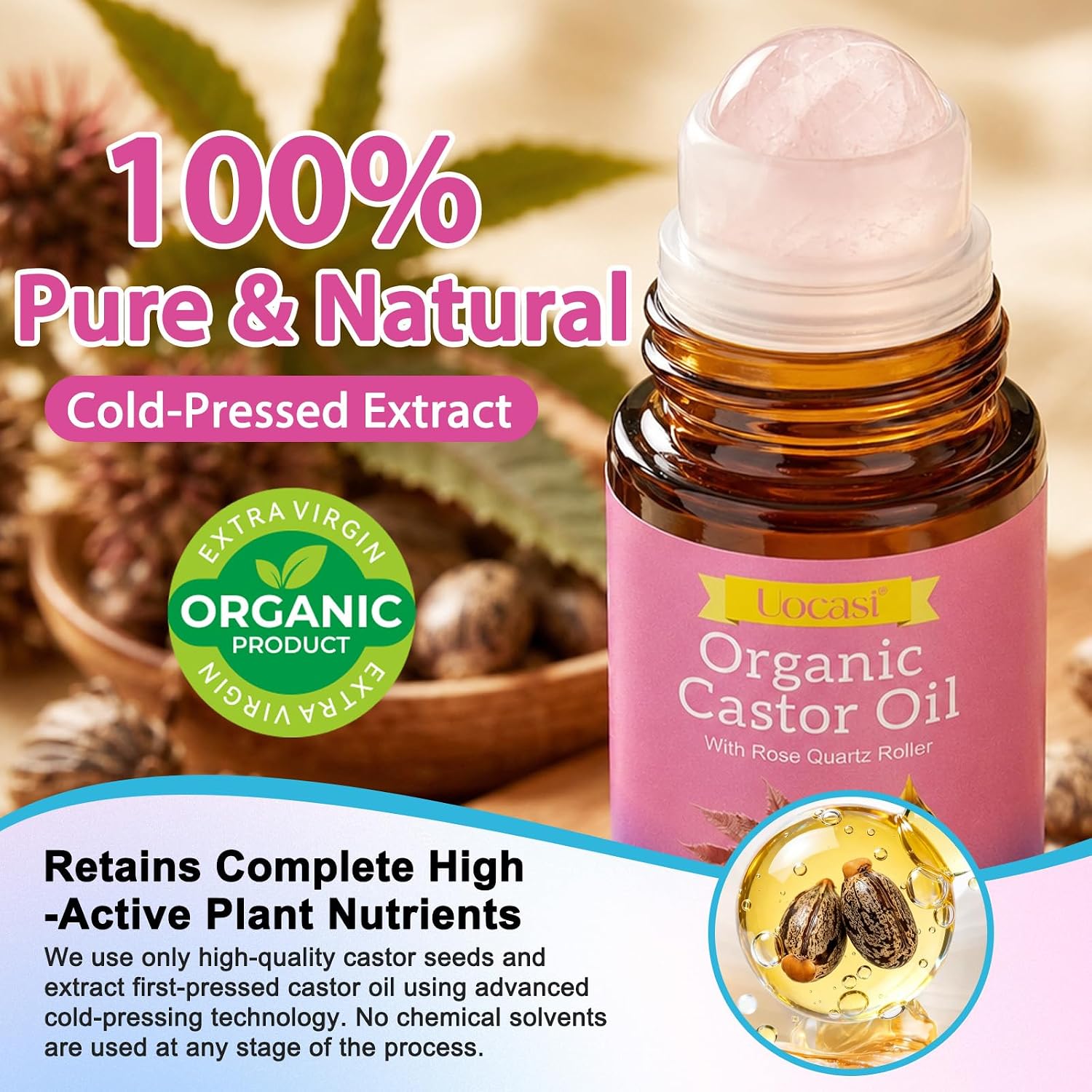 Detalle de Castor Oil Hair and Skin Oil 2.02 oz