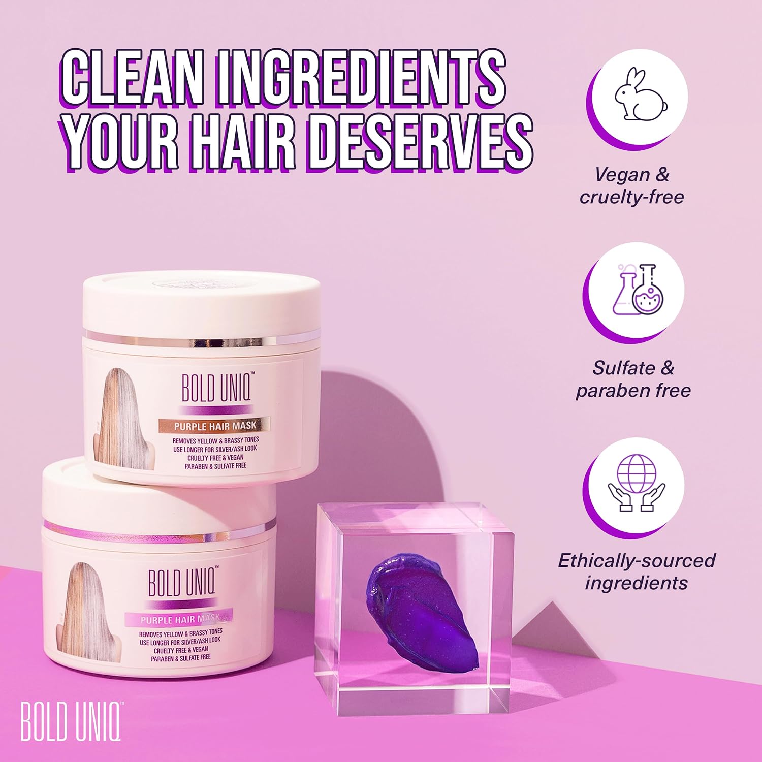 Thumbnail 5 de Bold Uniq Purple Hair Mask 6.76oz