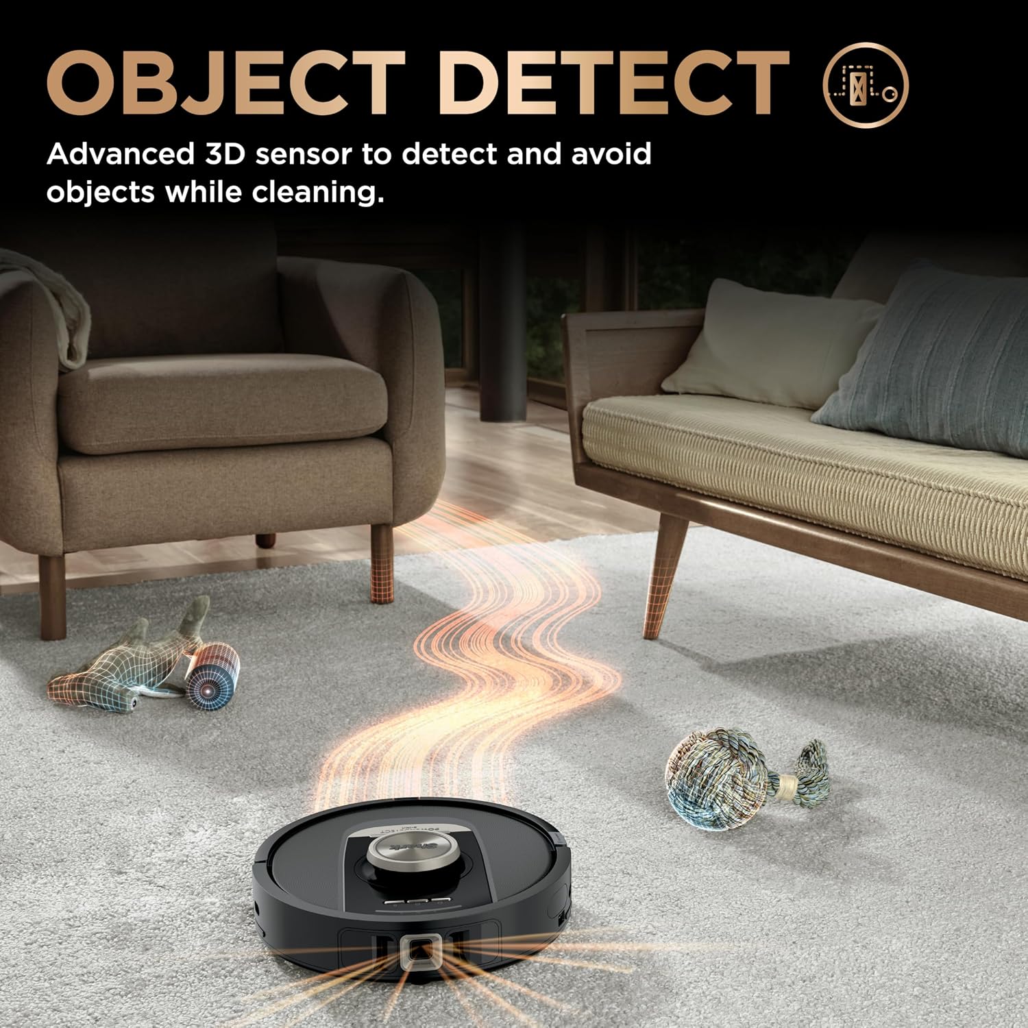 Thumbnail 6 de Shark RV2820ZECA PowerDetect NeverTouch Pro Robot Vacuum and Mop with 360° LiDAR