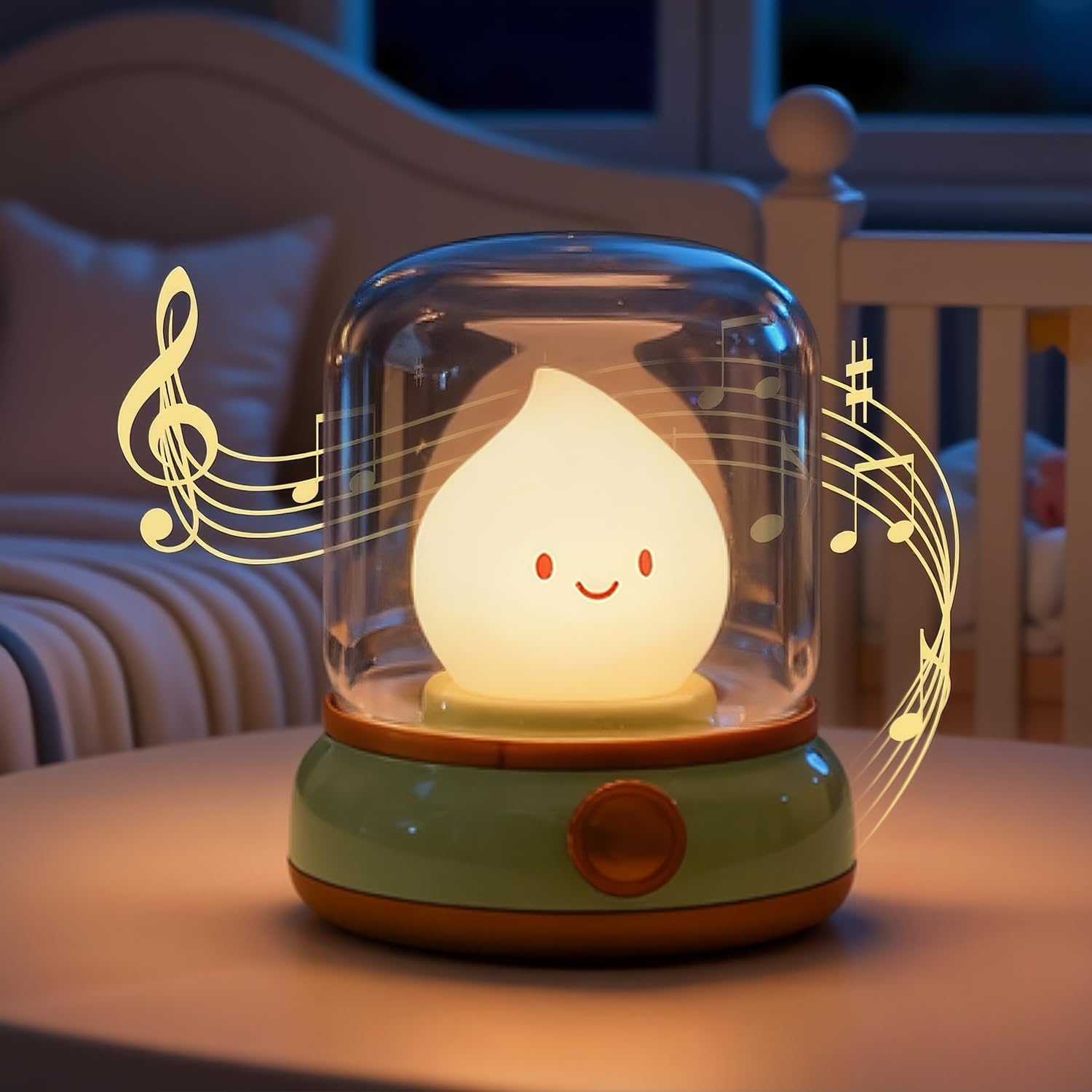Thumbnail 6 de IHALO Nachtlicht für Kinderzimmer – USB-Aufladung, dimmbar, Silikon-Lagerfeuer-Design