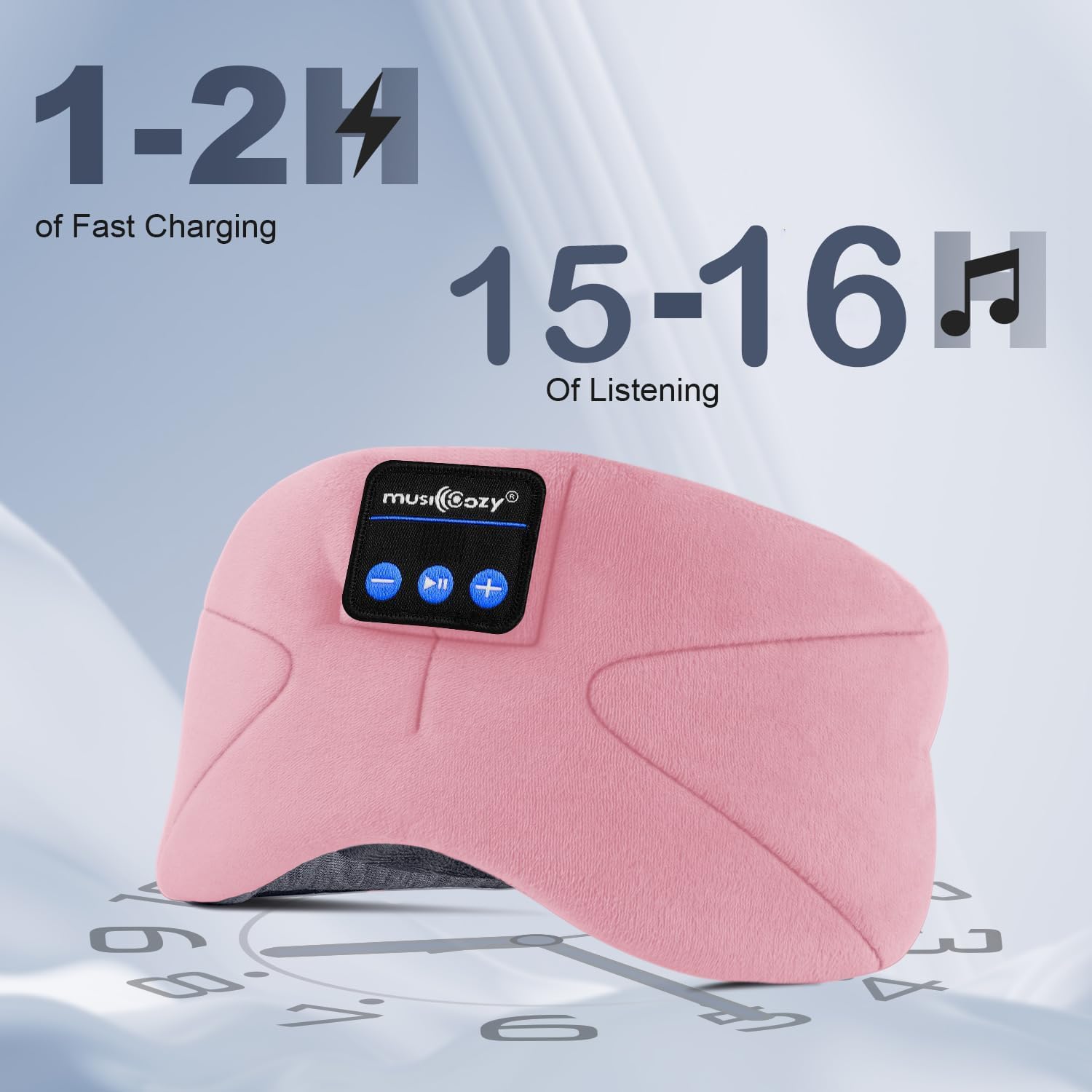 Thumbnail 5 de MUSICOZY Sleep Mask Headphones: 100% Blackout Bluetooth Eye Mask with Ultra-Thin Speakers