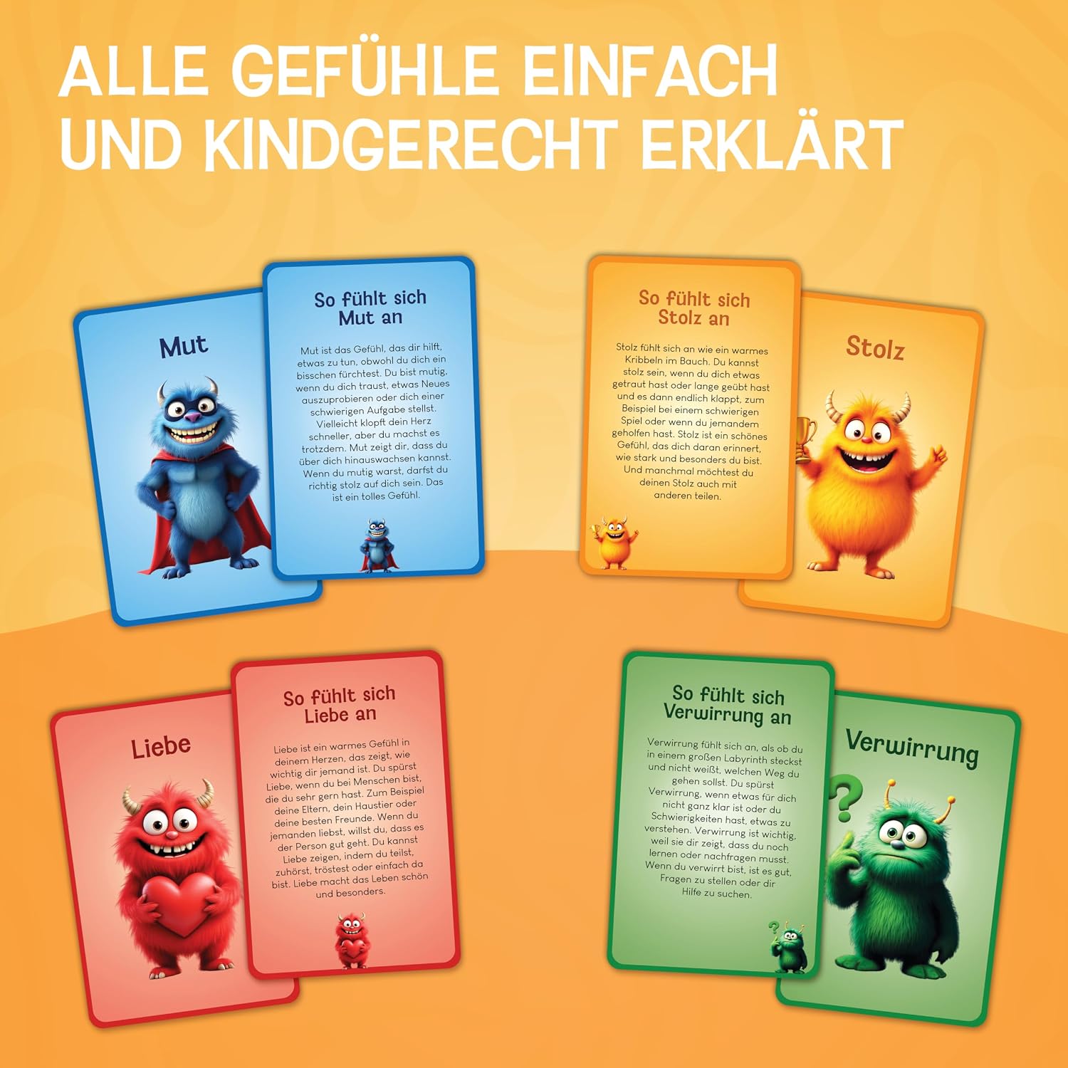 Thumbnail 3 de LIKARTO Gefühlskarten 30 Stück 🎴