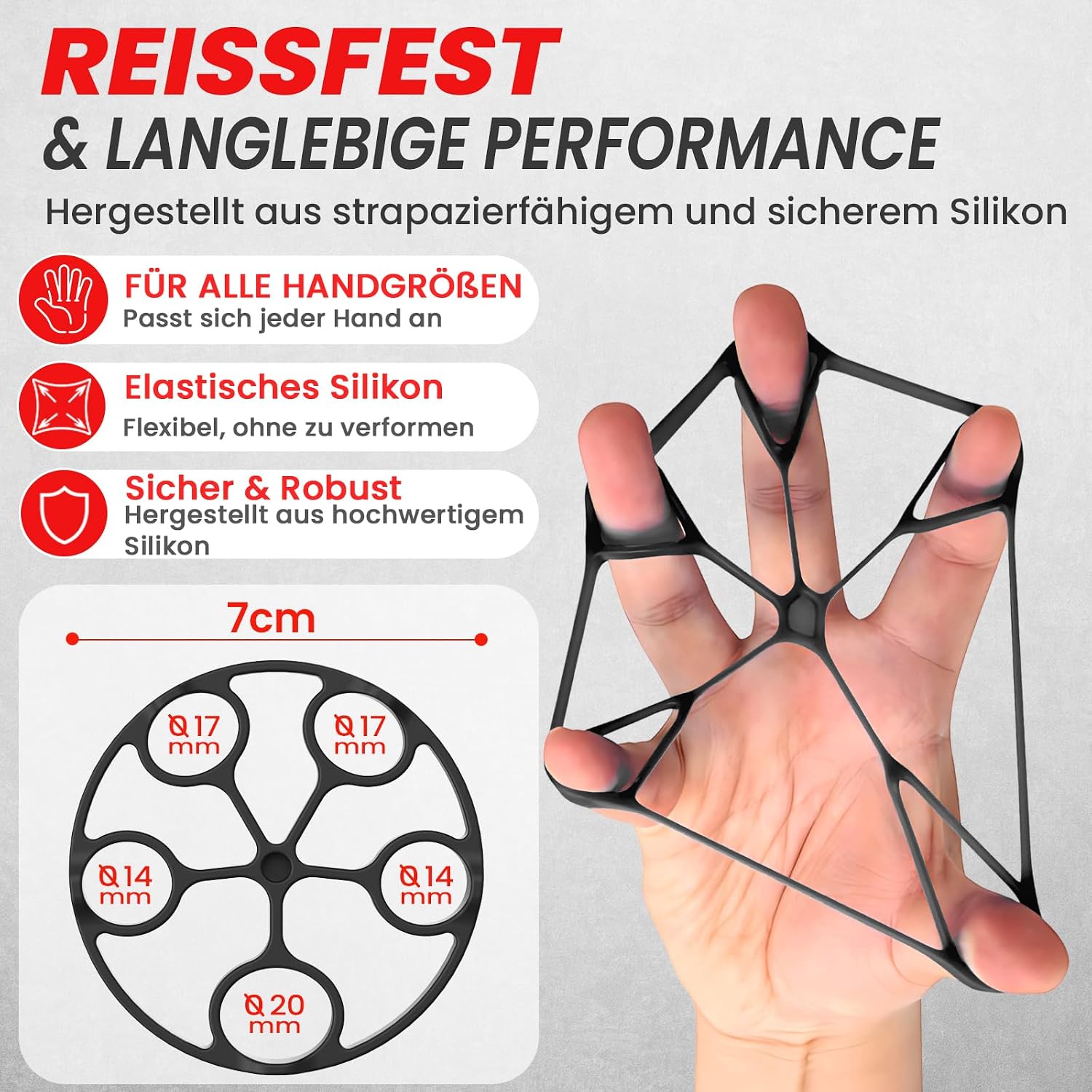 Thumbnail 6 de FUNFLEX Handtrainer Fingertrainer Griffkraft