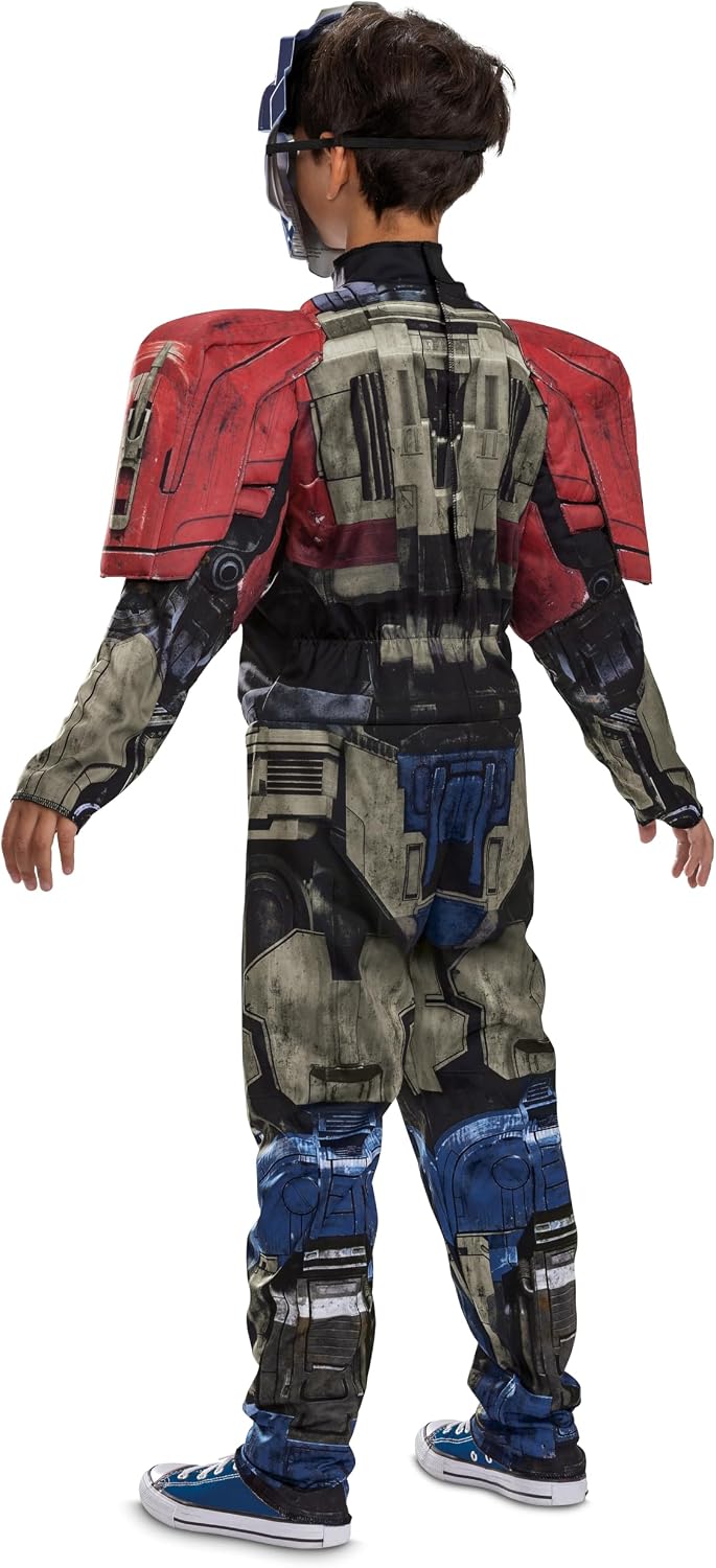 Detalle 2 de Disguise Boys’ Orion Transformers One Costume with Muscle Jumpsuit