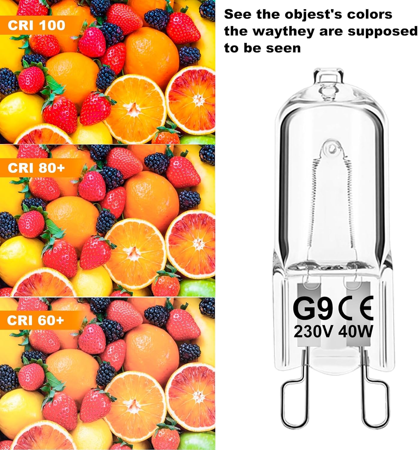 Thumbnail 4 de G9 Halogen bulbs 40W 2700K, 12 pack