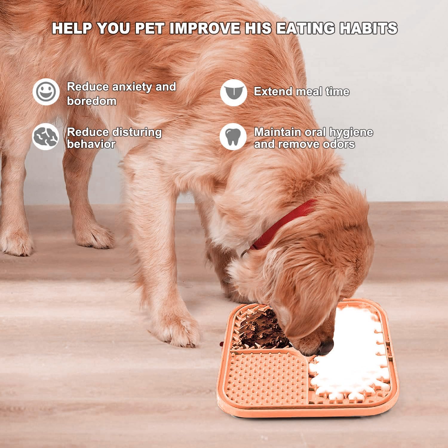 Thumbnail 5 de Zonopy Licking Mat for Dogs & Cats with Suction Cups (1 Pack)
