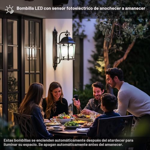 Thumbnail 4 de Bombilla LED E27 con Sensor Crepuscular ChangM – 2 unidades