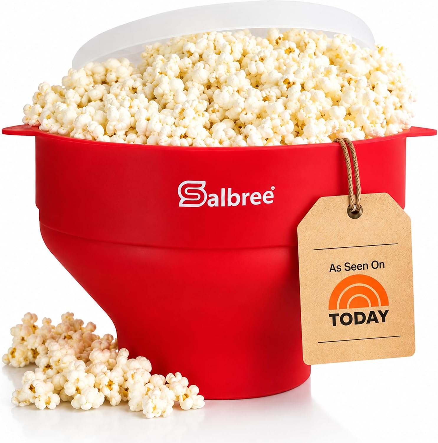 Detalle de The Original Salbree Collapsible Silicone Microwave Popcorn Popper Maker