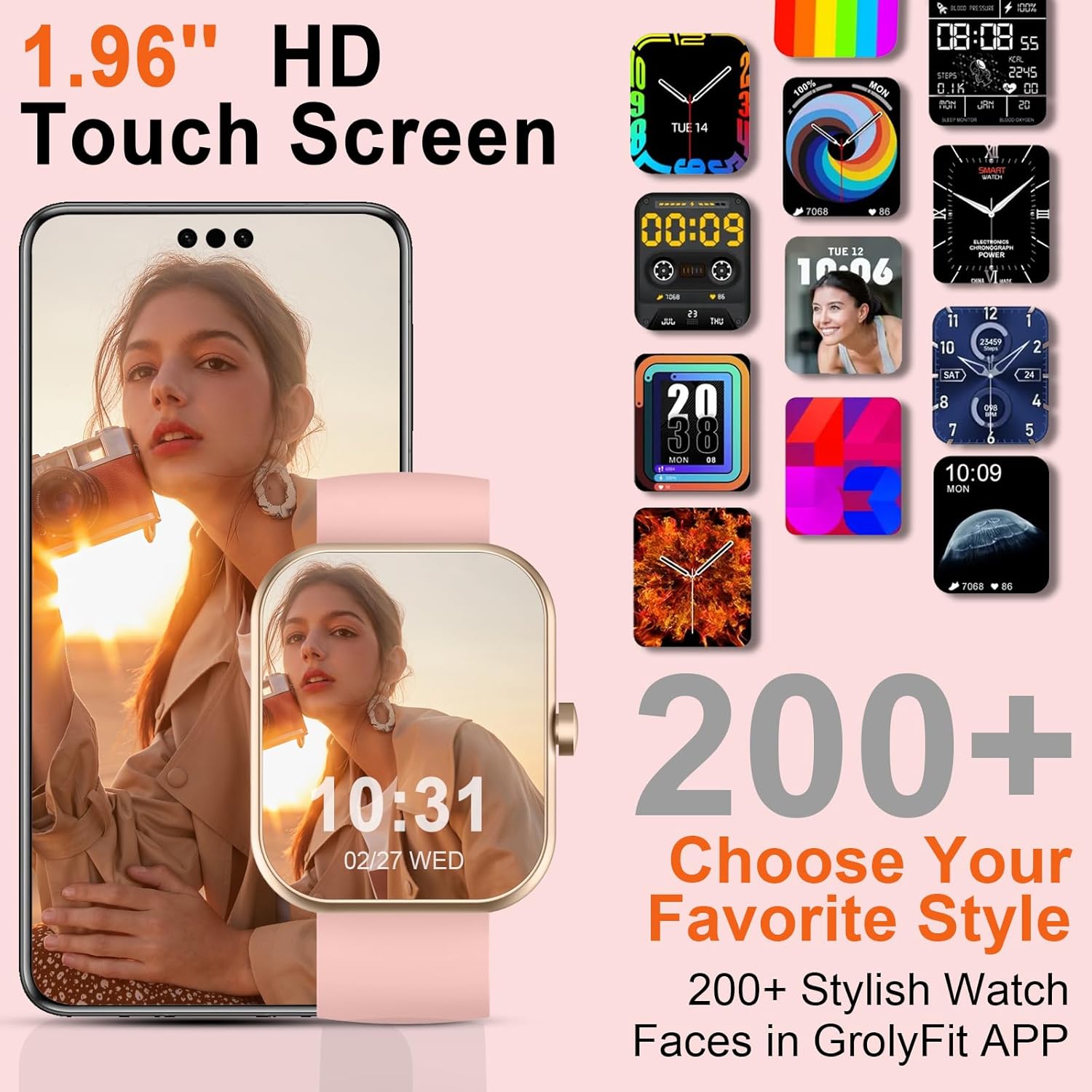 Thumbnail 2 de Fempoin Smart Watch T31: fitness, SpO2, sleep tracking and menstrual cycle logging