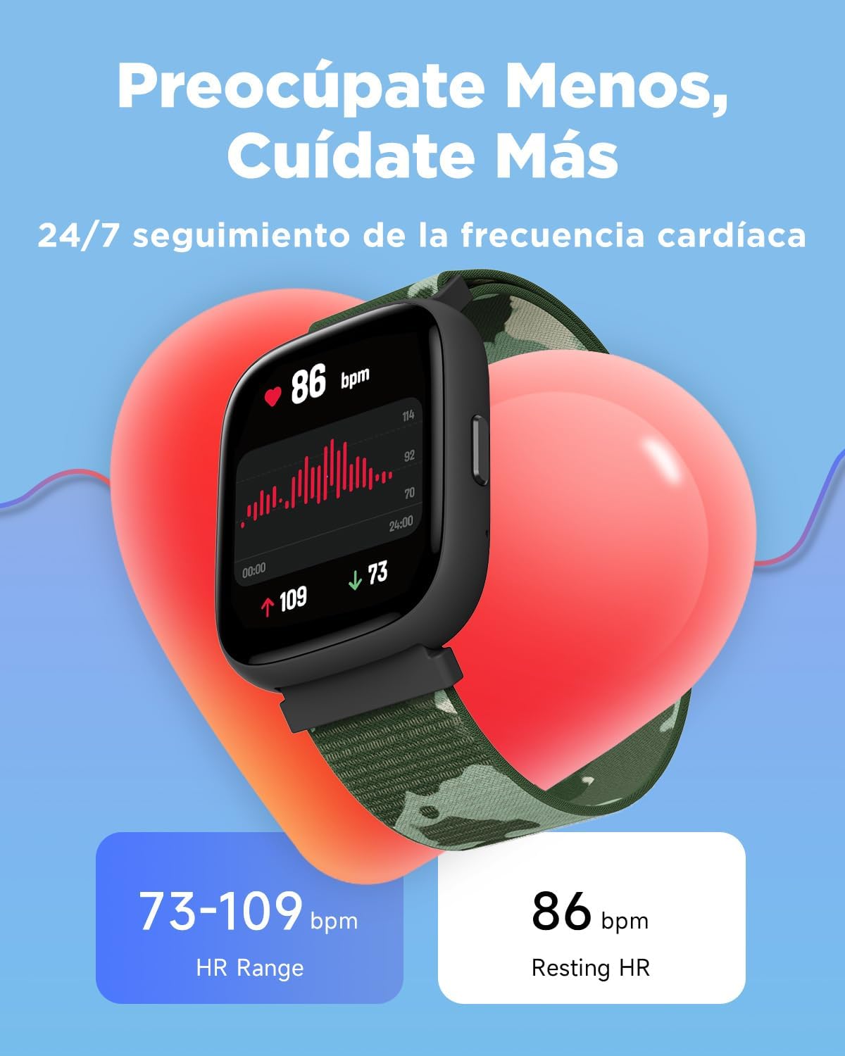 Thumbnail 4 de BIGGERFIVE Reloj Inteligente Infantil 🌈 - Actividad y Diversión