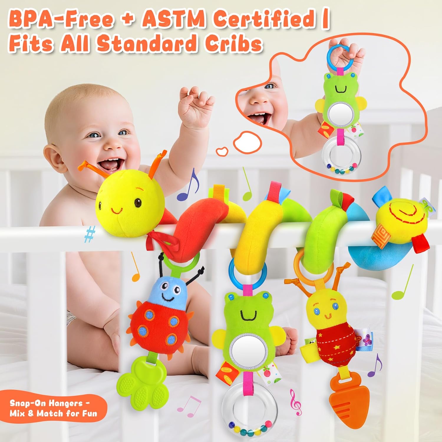 Thumbnail 2 de Baby Spirale Kinderwagen Spielzeug für Babys