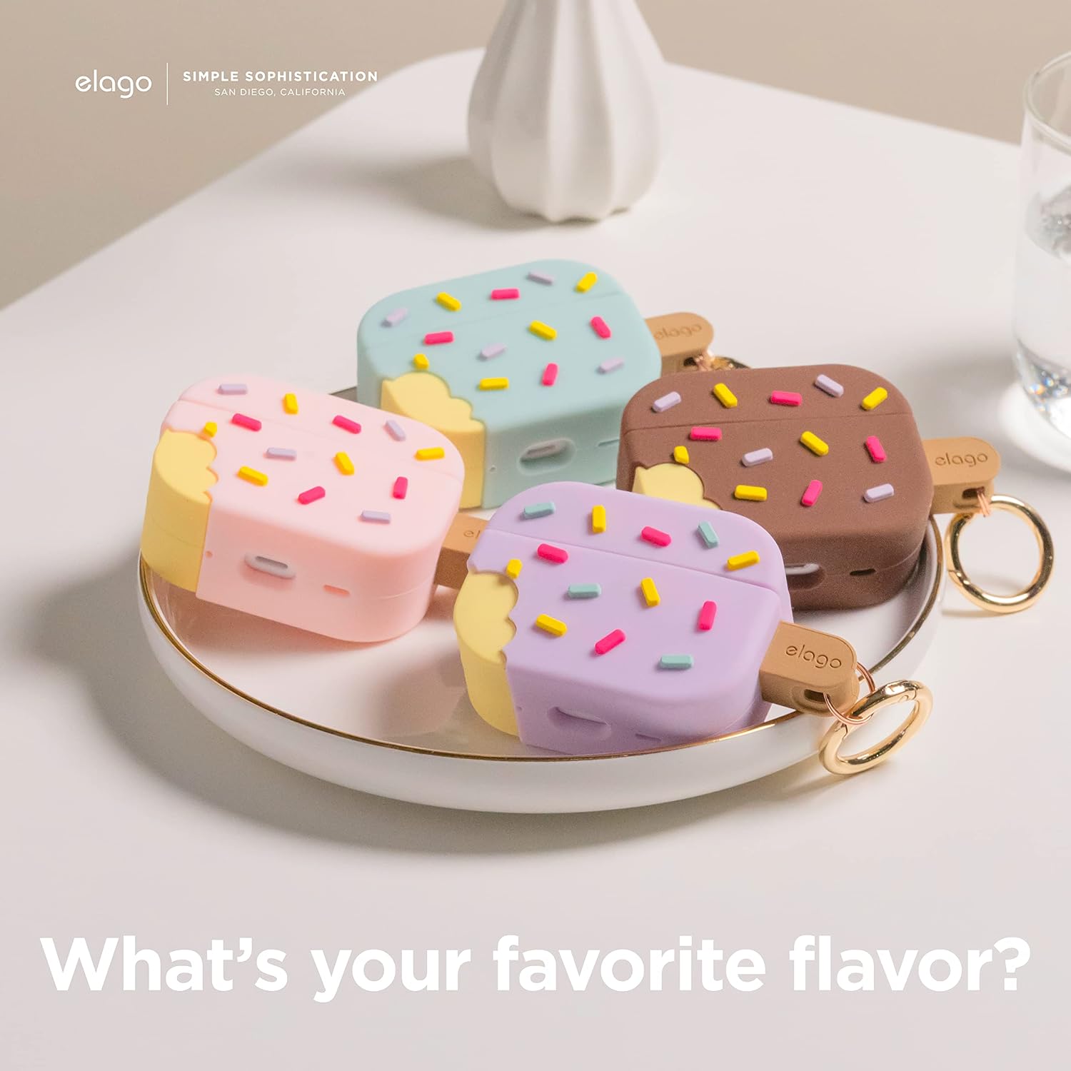 Thumbnail 6 de Coque Ice Cream elago pour étui AirPods Pro 2 (compatible charge sans fil) avec mousqueton – Menthe