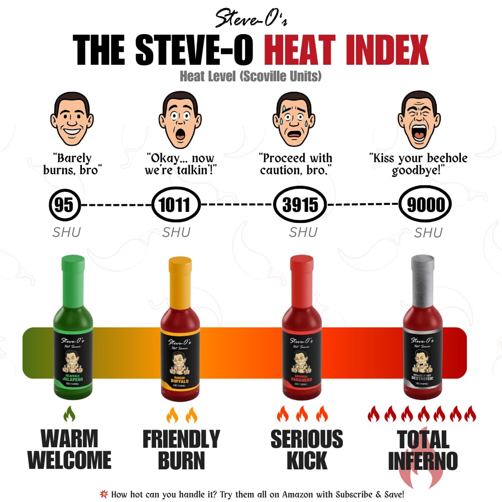 Thumbnail 1 de Steve-O's Bangin' Buffalo Sauce, Creamy Hot Sauce, 5 fl oz