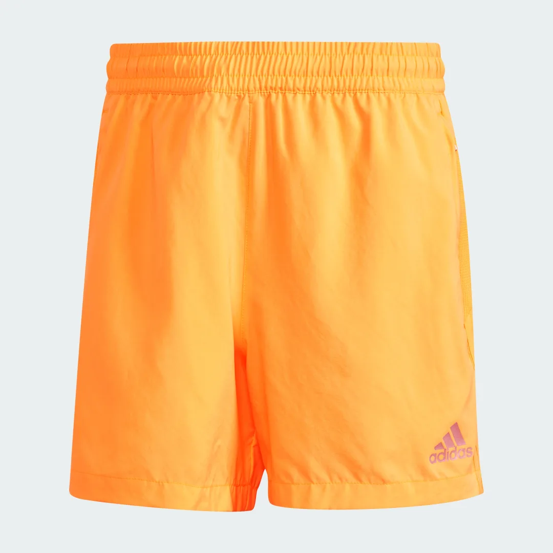 Detalle 2 de Pantalón corto Climacool Training de Adidas – color naranja