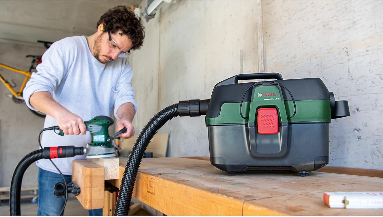 Thumbnail 5 de Bosch Akku Nass- und Trockensauger AdvancedVac 18V-8 (ohne Akku) – 3-in-1 für Haushalt, Garten und Fahrzeug