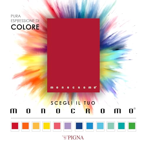 Detalle 2 de Pigna Monocromo Conf. 10 pz. Quaderno A4 72 pagine 100 g/m², rigatura 1R (02298881R)