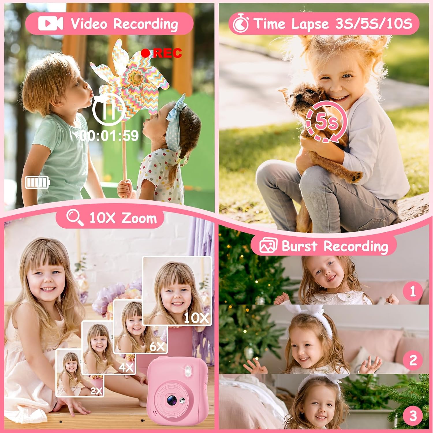 Thumbnail 6 de Hangrui Camara Fotos Infantil 32GB