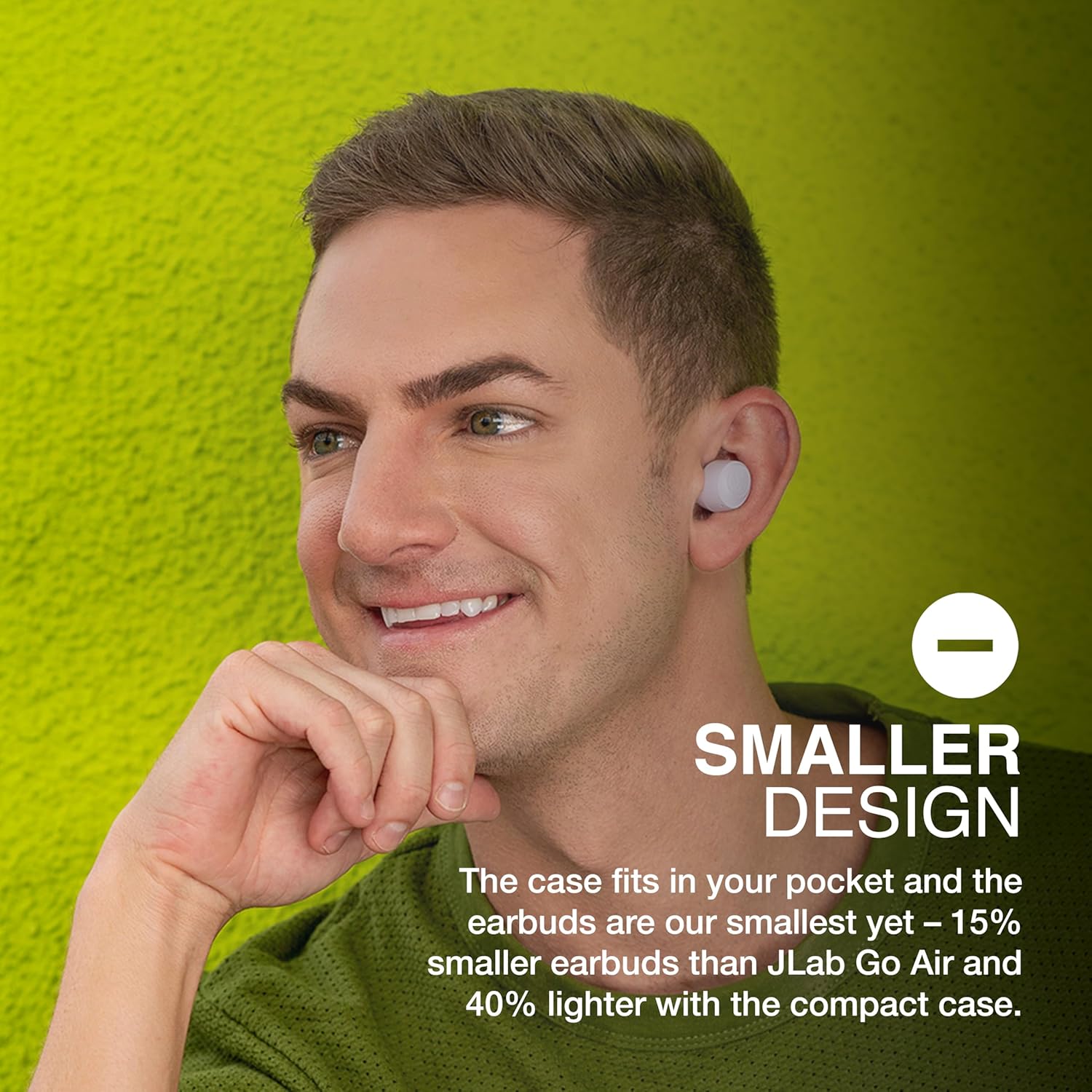 Thumbnail 1 de JLab Go Air Pop+ Cuffie Bluetooth True Wireless In-Ear (Blu Navy) con microfono e fino a 35+ ore