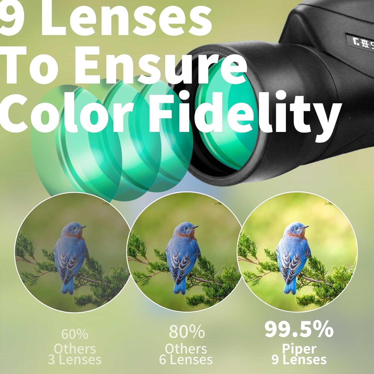 Detalle 2 de Gosky 15x55 HD monocular telescope