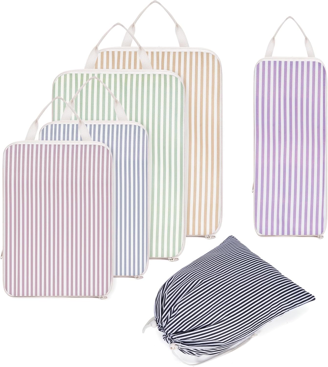 Detalle 2 de Narwey Compression Packing Cubes 6-set