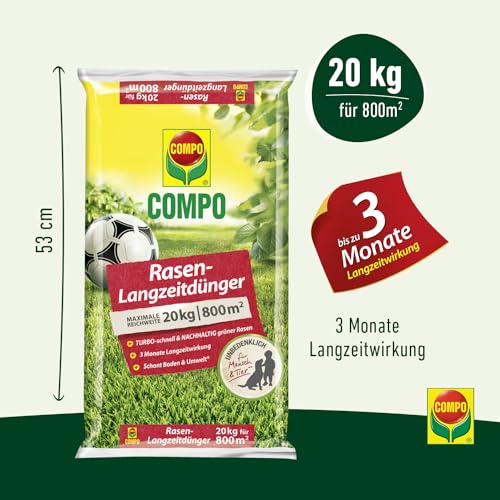 Thumbnail 2 de COMPO Rasendünger mit 3 Monaten Langzeitwirkung – Premium Langzeitdünger für 800 m²