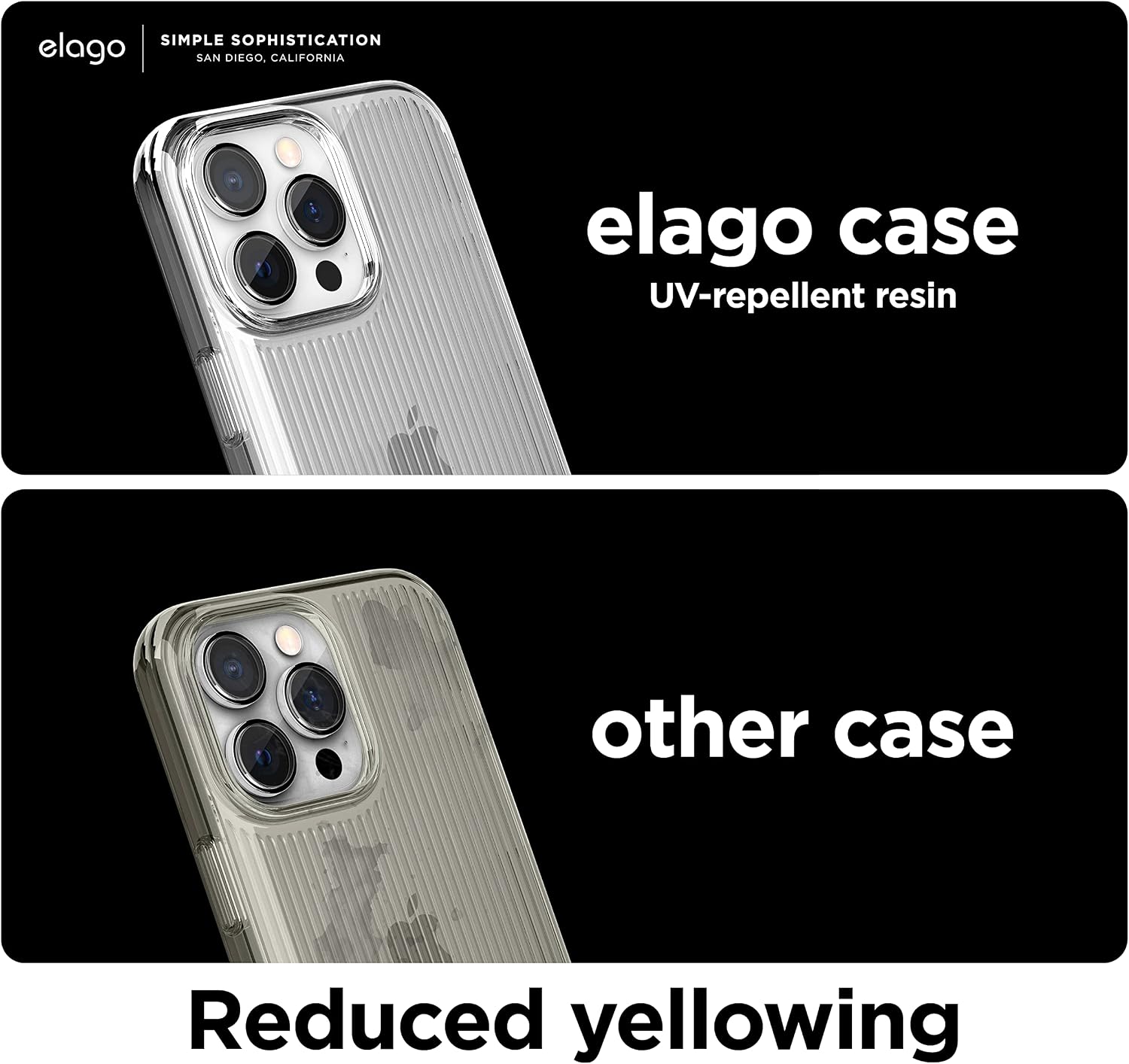 Thumbnail 6 de elago Urban Clear custodia trasparente per iPhone 14 Pro (6,1") anti-ingiallimento, TPU ibrido e antiurto