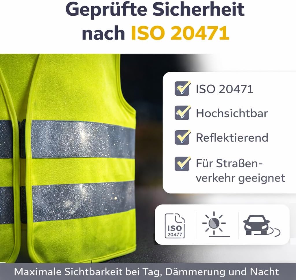 Detalle de TK Gruppe Timo Klingler Gilet de sécurité 4x 🦺