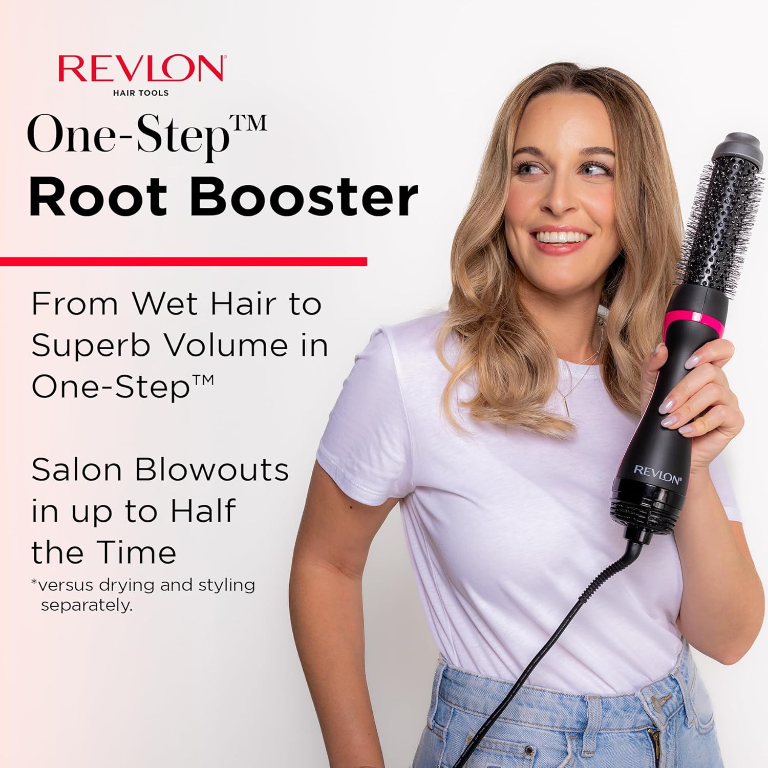 Thumbnail 1 de Revlon One-Step Hair Dryer and Styler Root Booster Hot Brush (1-1/2 in)