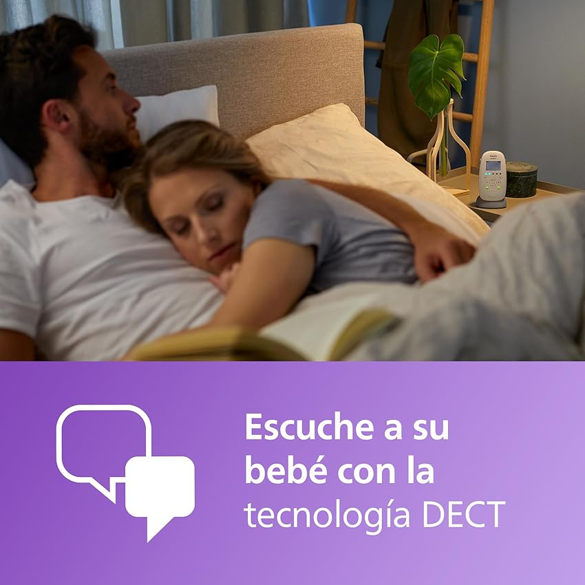 Detalle de Philips Avent DECT SCD733/00 - Vigilabebés Seguro 👶