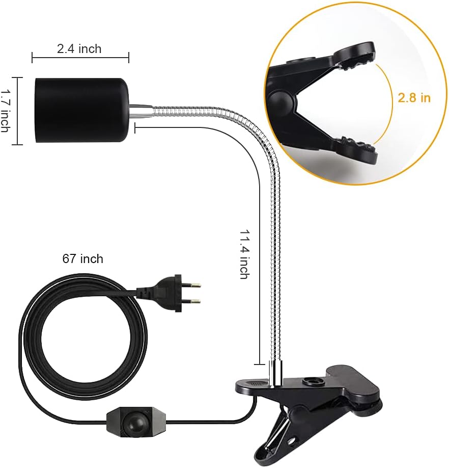 Thumbnail 5 de NANEEZOO Schildkröten Wärmelampe 25W Reptilienlampe 🐢