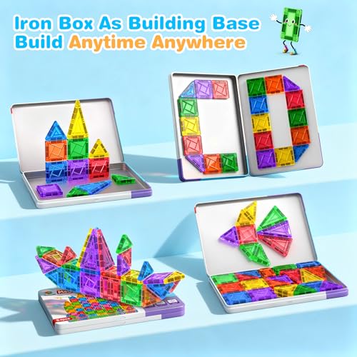 Thumbnail 3 de Subtail 54PCS Mini bloques magnéticos magnéticos de construcción (juego de viaje para niños)