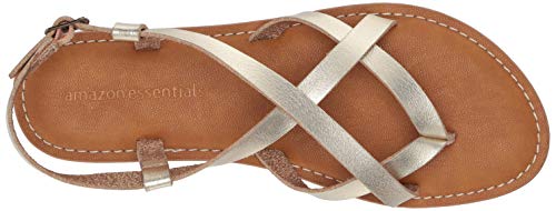 Thumbnail 4 de Amazon Essentials Women's Casual Strappy Sandal, Gold (UK 8)