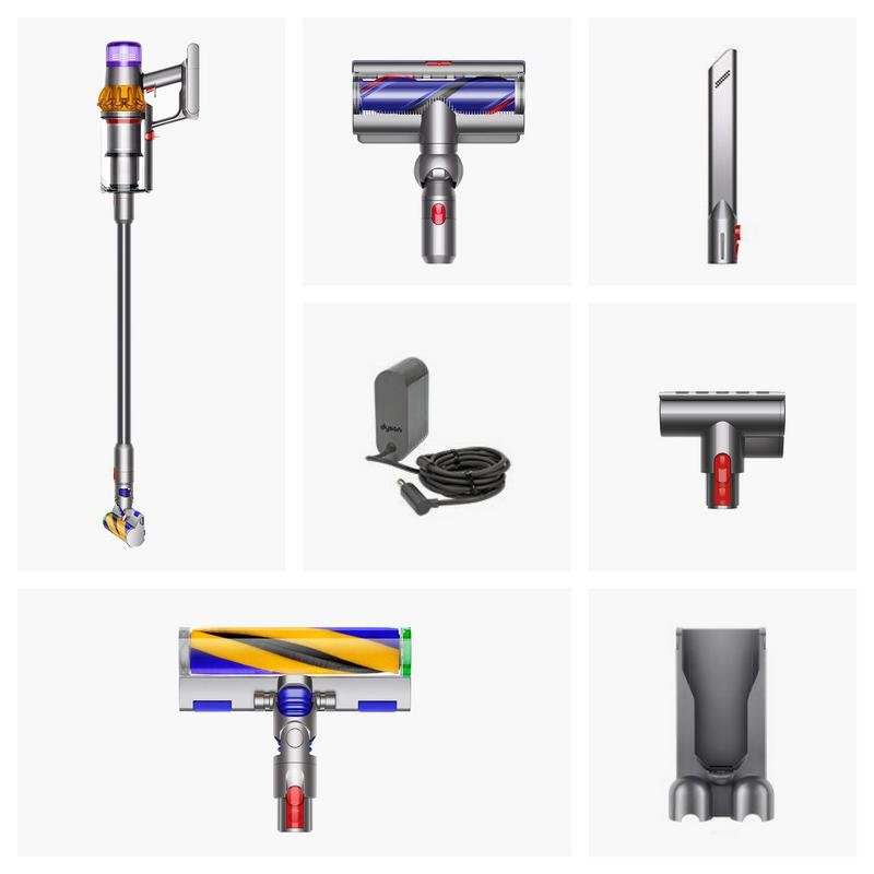 Detalle 2 de Dyson V15 Detect Absolute sin cable 240 W: autonomía, filtro HEPA y cepillos anti-enredos