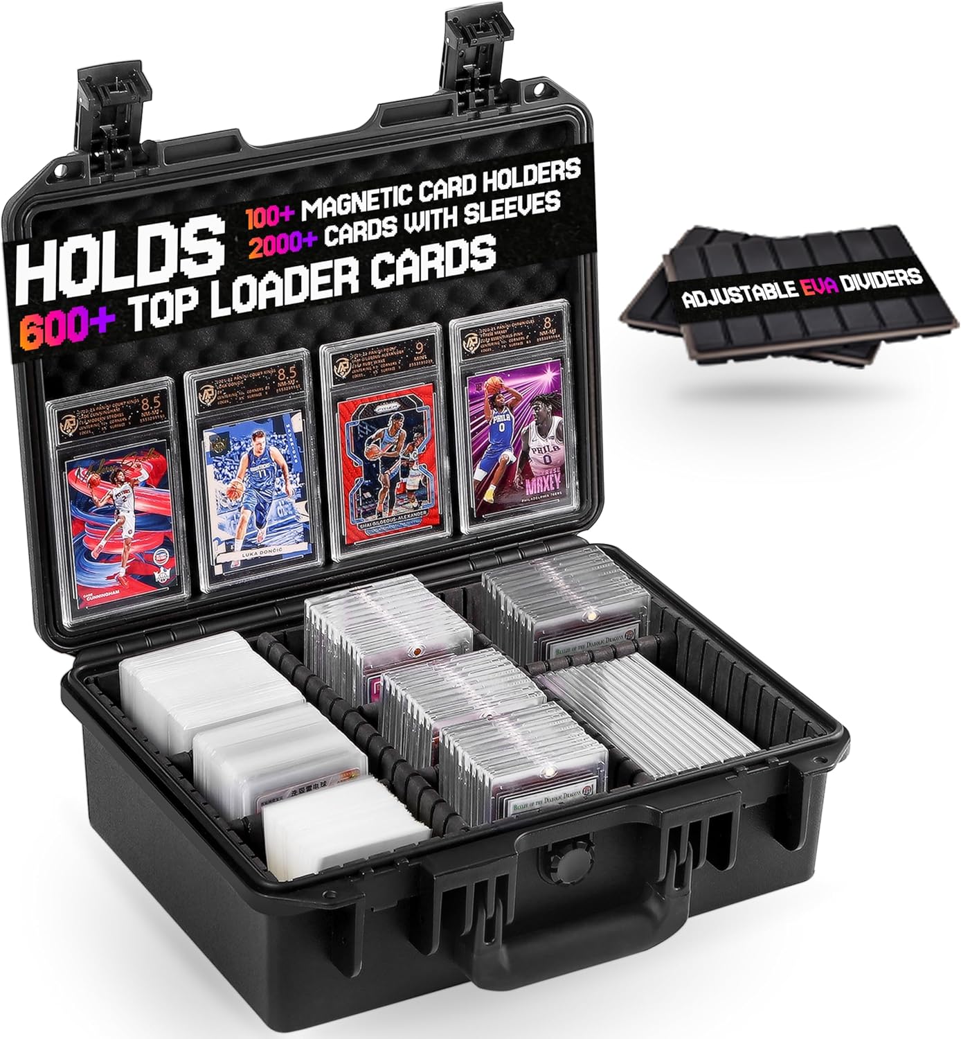 Thumbnail 6 de INCHOICASES Card Case Sports Graded Trading Card Storage Box (Magnetic & Toploader Ready) — IP67 Waterproof Hard Shell