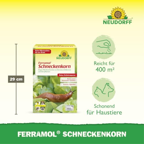Detalle de Neudorff Ferramol Schneckenkorn – Zuverlässiger Schutz vor Schnecken (2 kg)