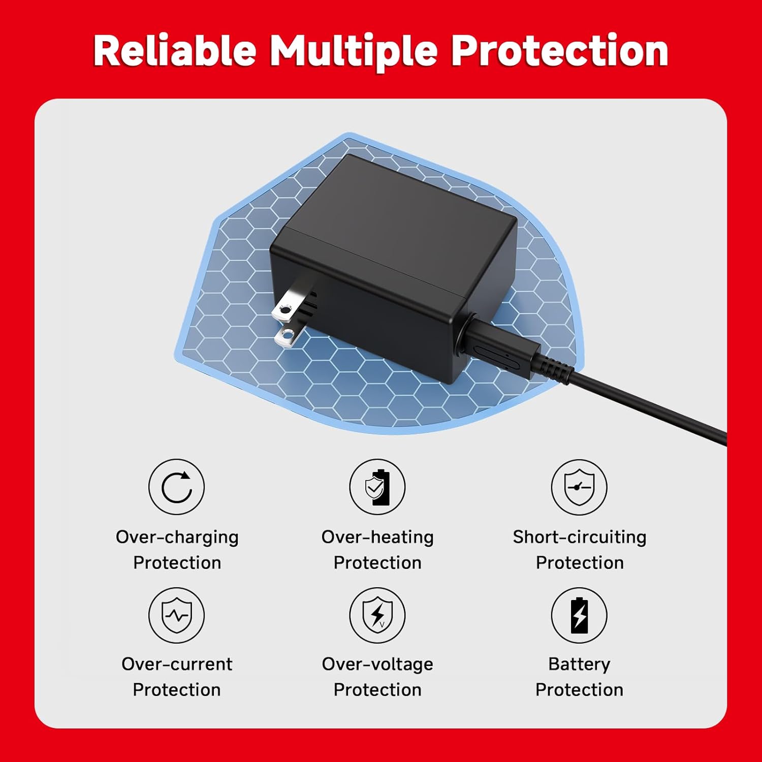 Thumbnail 5 de Nintendo Switch 45W AC Adapter fast charger