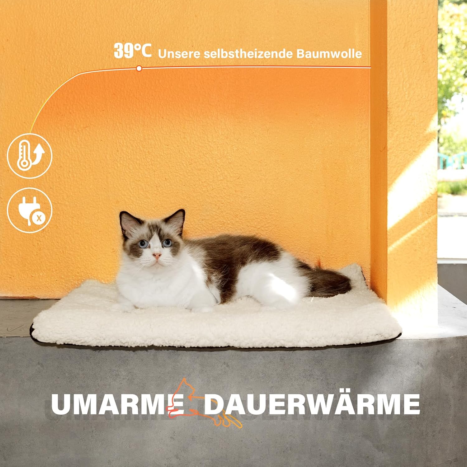 Thumbnail 1 de Mora Pets Selbstheizende Katzendecke – Selbstwärmende Decke für Katzen 61 x 46 cm